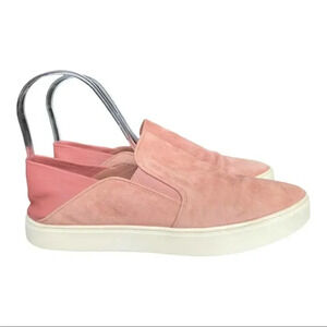 Vince suede pink slip on sneaker size 8